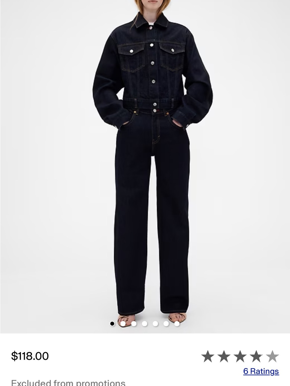 Gap × Victoria Beckham High Rise Straight Jeans